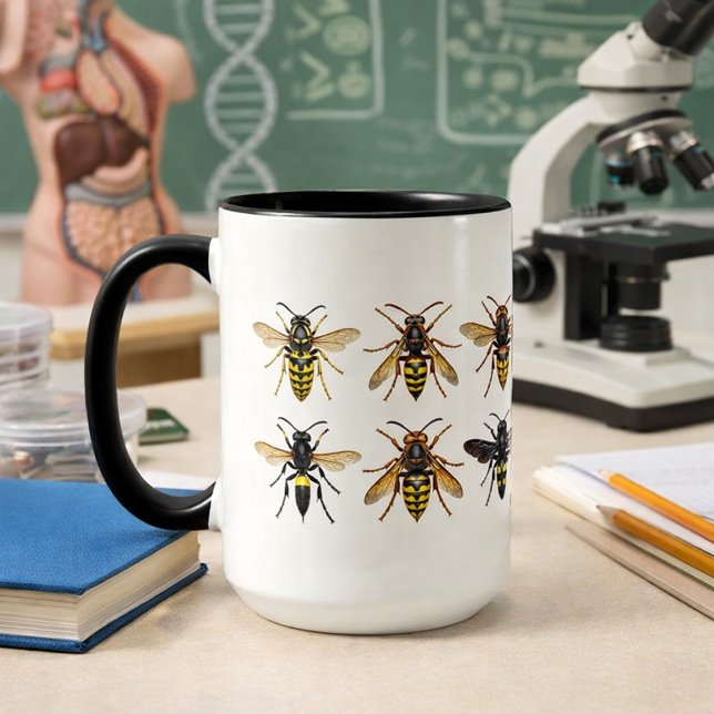 Taza Biología de las avispas que pican (Subido por el creador)