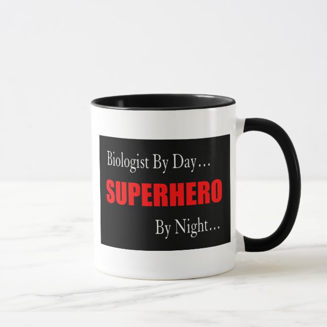 Taza Biólogo del super héroe (Derecha)