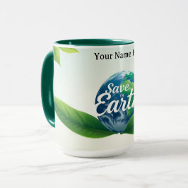 Taza Biophilic Eco-Guardians' Embrace