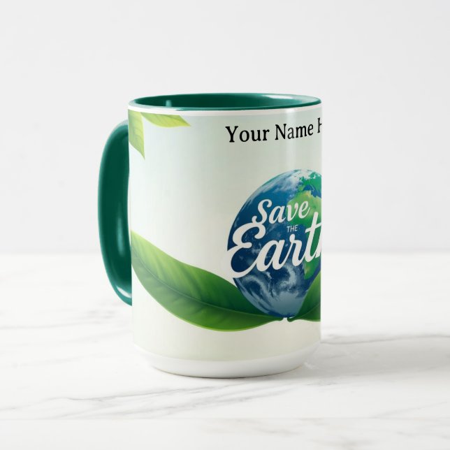 Taza Biophilic Eco-Guardians' Embrace (Anverso izquierdo)