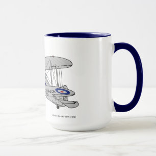 Taza Biplano de gladiador de brillo