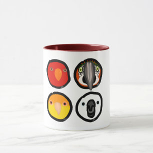 Taza Birb familiar de Utsumi