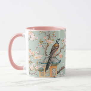 Taza Bird Chinoiserie Berry Blossom Mug