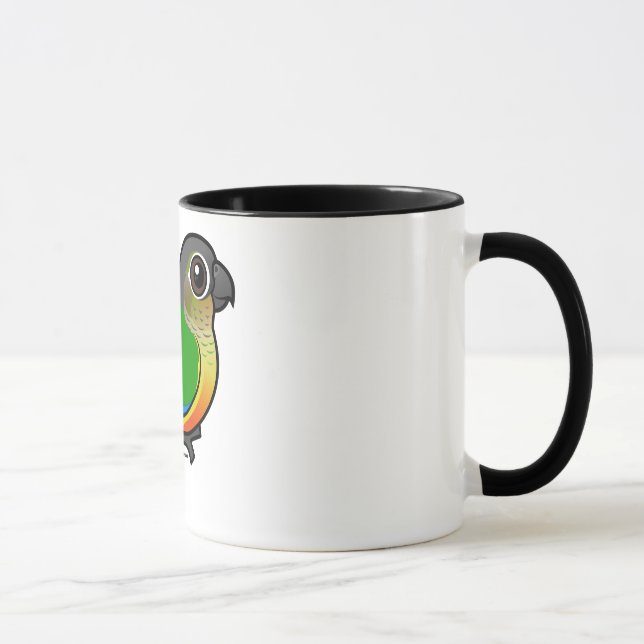 Taza Birdorable Amarillo-echó a un lado Conure (Derecha)