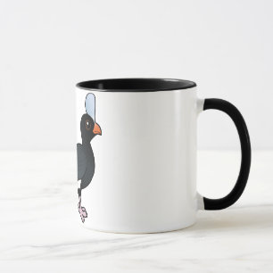 Taza Birdorable Curassow con casco