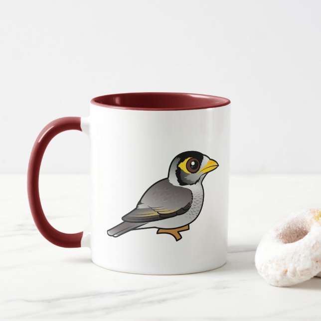Taza Birdorable Noisy Miner (Con donut)