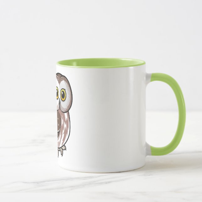 Taza Birdorable septentrional Sierra-amola el búho (Derecha)