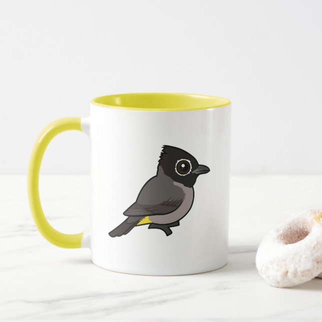 Taza Birdorable White-spectacled Bulbul (Con donut)
