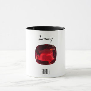 Taza Birthstone de enero