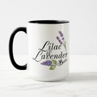 Taza Bistro Lilac y Lavender