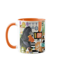 BITCHEN KITCHEN measure 1 1/2 cups dog cute mug