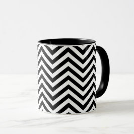 Taza Bkack y Zig Zag 1 Mug blanco
