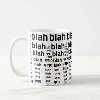 Taza Bla Bla Bla | Taza de café minimalista divert