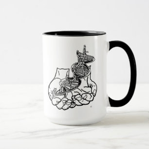 Taza Black 15 oz Ringer Mug