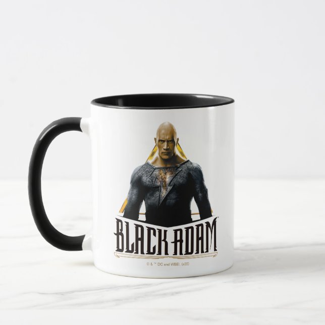 Taza Black Adam Character and Name Graphic (Izquierda)