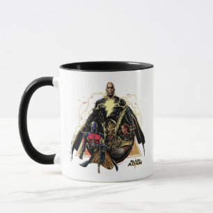 Taza Black Adam Triangular Group Graphic