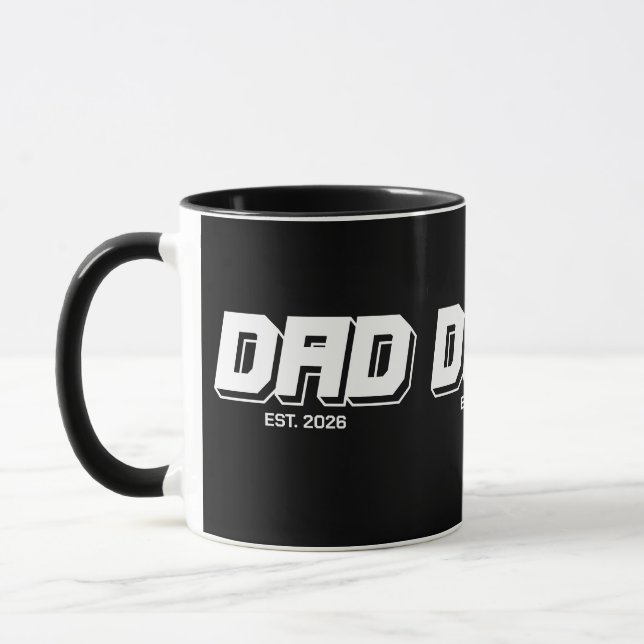 Taza Black Bold Established New Dad Gift (Izquierda)
