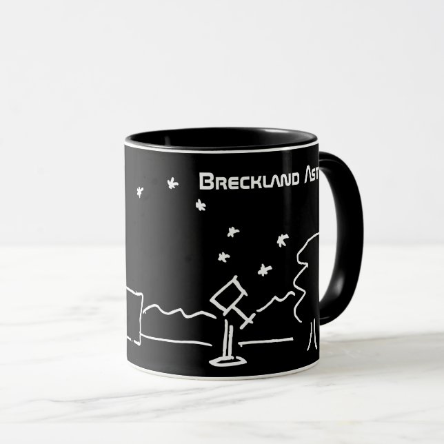 Taza Black Breckland Astro Mug (con texto) (Anverso derecho)