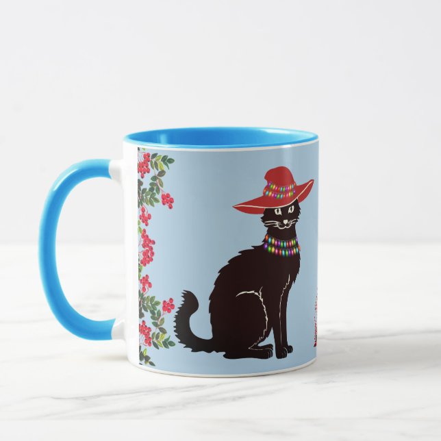 Taza Black Cat X-mas (Izquierda)