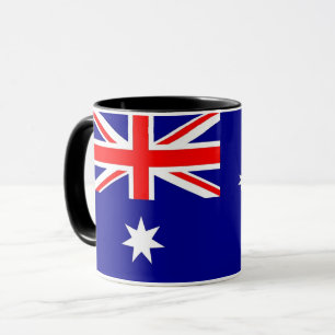 Taza Black Combo Mug con bandera de Australia