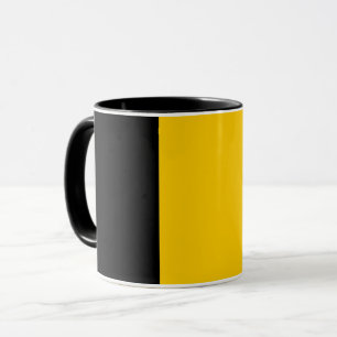 Taza Black Combo Mug con bandera de Bélgica