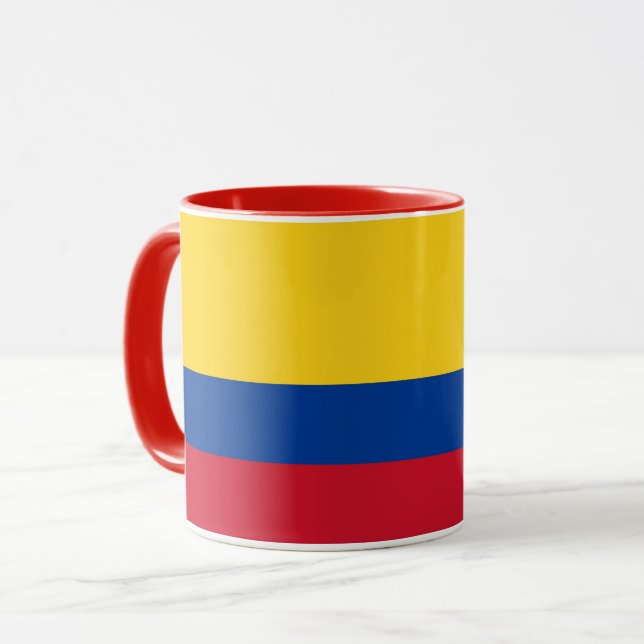 Taza Black Combo Mug con bandera de Colombia (Anverso izquierdo)