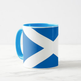 Taza Black Combo Mug con bandera de Escocia, Reino Unid