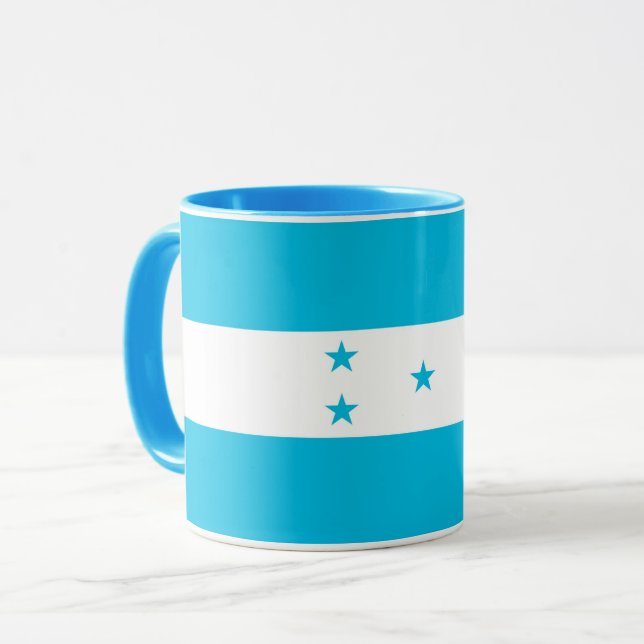 Taza Black Combo Mug con bandera de Honduras (Anverso izquierdo)
