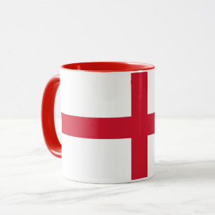 Taza Black Combo Mug con bandera de Inglaterra, Reino U