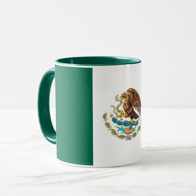 Taza Black Combo Mug con bandera de México (Anverso izquierdo)
