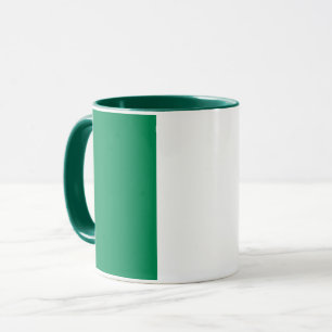 Taza Black Combo Mug con bandera de Nigeria
