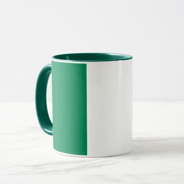 Taza Black Combo Mug con bandera de Nigeria (Anverso izquierdo)
