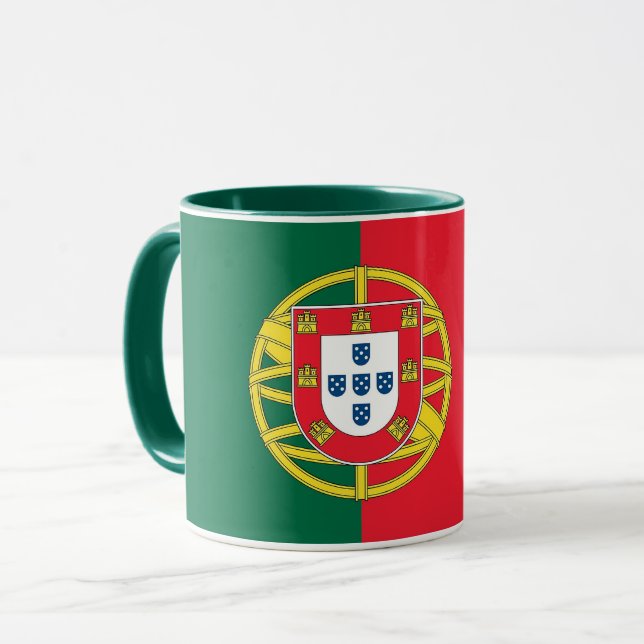 Taza Black Combo Mug con bandera de Portugal (Anverso izquierdo)