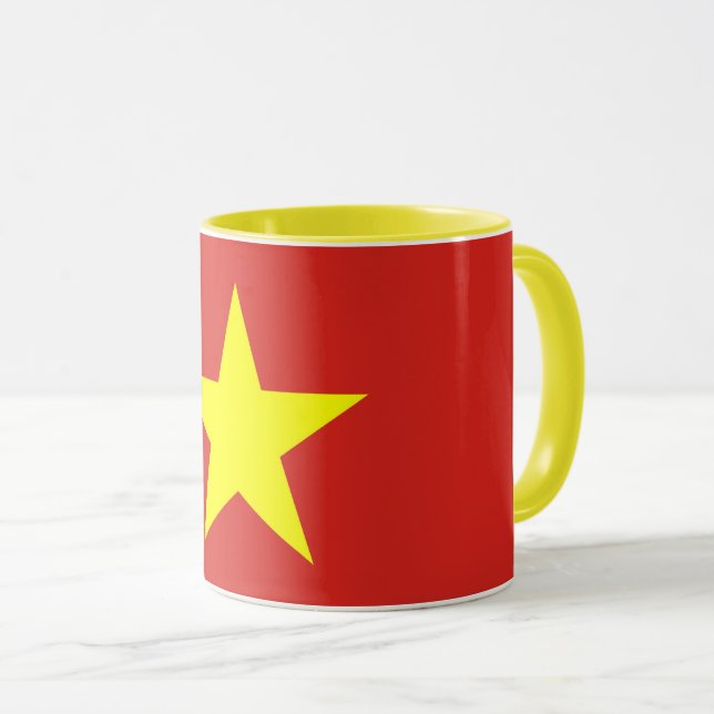 Taza Black Combo Mug con bandera de Vietnam (Anverso derecho)