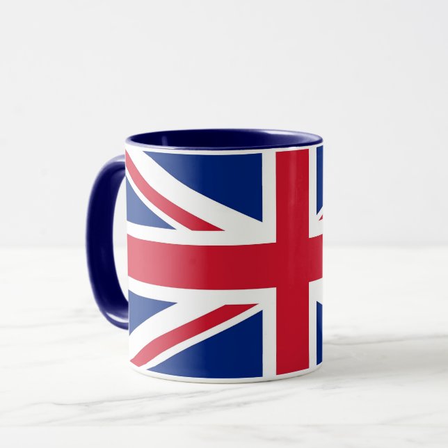 Taza Black Combo Mug con bandera del Reino Unido (Anverso izquierdo)