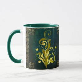 Taza Black Green Magic Wonder Combo Mug