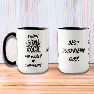 Taza Black Grunge Haces que mi Mundo se Vuelva Loco Mej