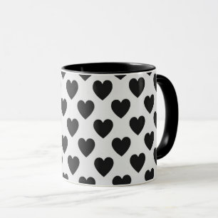 Taza Black Hearts Mug
