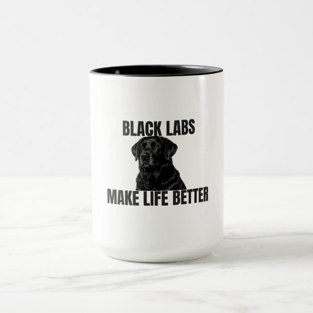 Taza Black Labs Make Life Better – Black Lab Coffee (Centro)