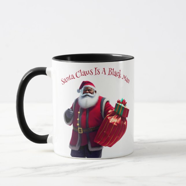 Taza Black Santa Claus Mug (Izquierda)