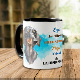 Taza Black Tan Dachshund Dog Loyal Friend