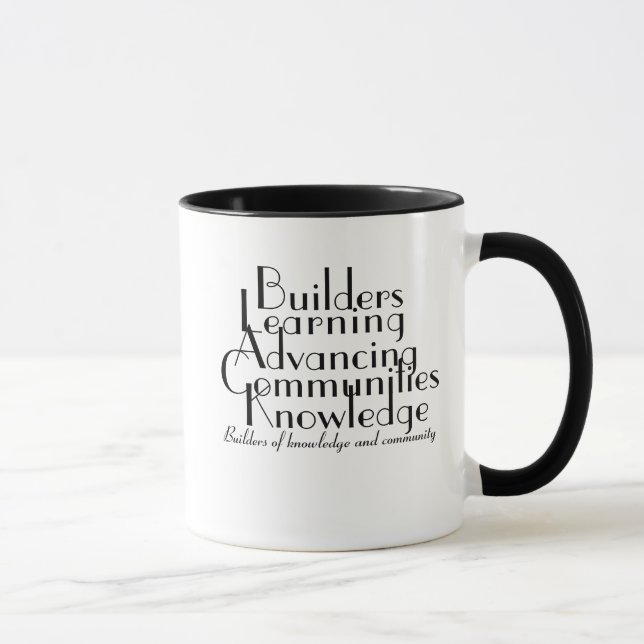 Taza  Black Typography Pride (Derecha)