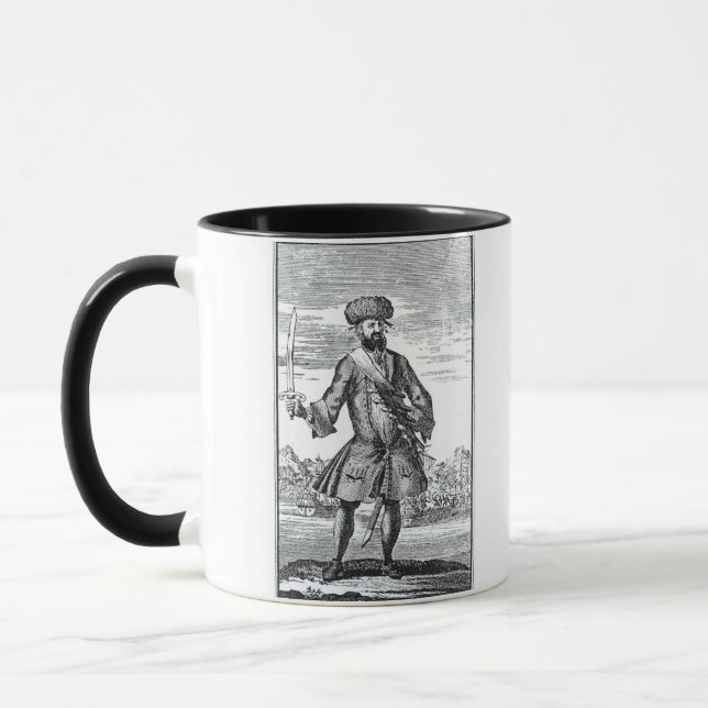 Taza Blackbeard el pirata, 'de una historia general de (Izquierda)