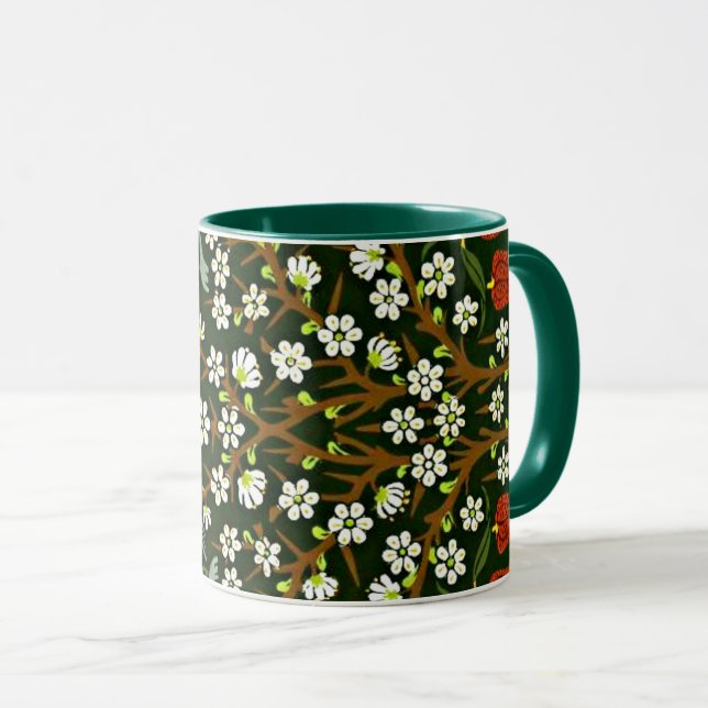 Taza Blackthorn, famoso patrón de William Morris (Anverso derecho)