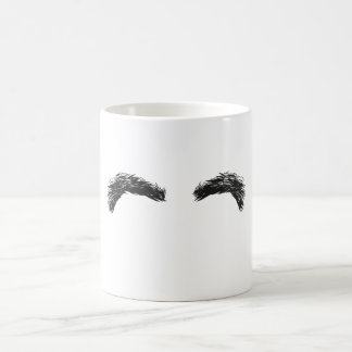 Taza Blanca Cejas Negras