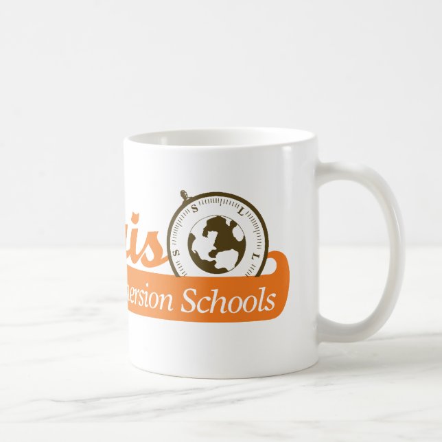 Taza blanca clásica de la redada de SLLIS (Derecha)