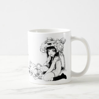 Taza blanca clásica de los amigos simbióticos