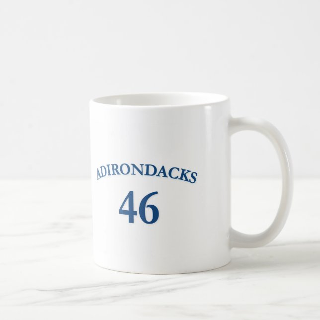 Taza blanca clásica del Adirondacks 46 (Derecha)