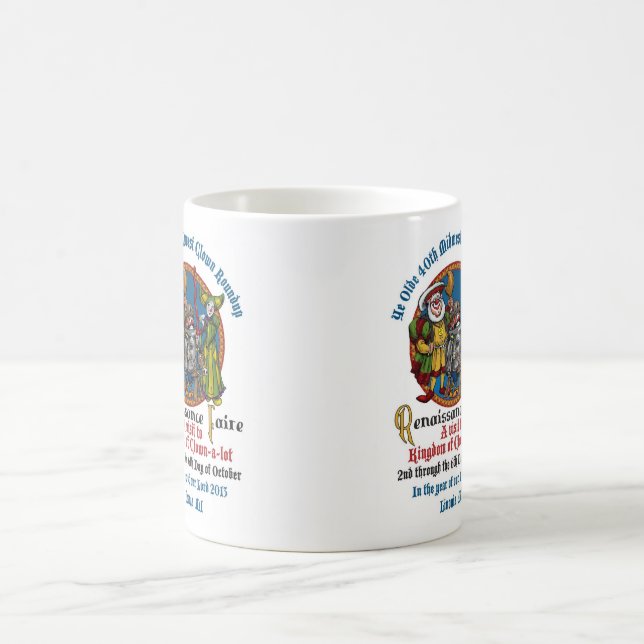 Taza blanca clásica del MCA 40.o (Centro)