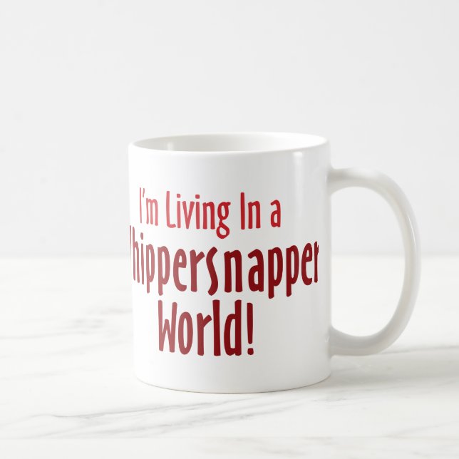 Taza blanca clásica del Whippersnapper (Derecha)